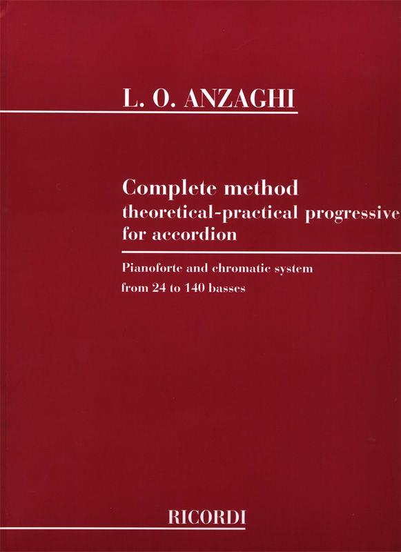 Complete method theoretical-pratical progress - for accordion - piano & chromatic system from 24 to 140 basses - pro akordeon